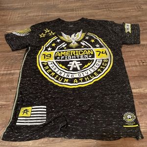 Mens American fighter shirt